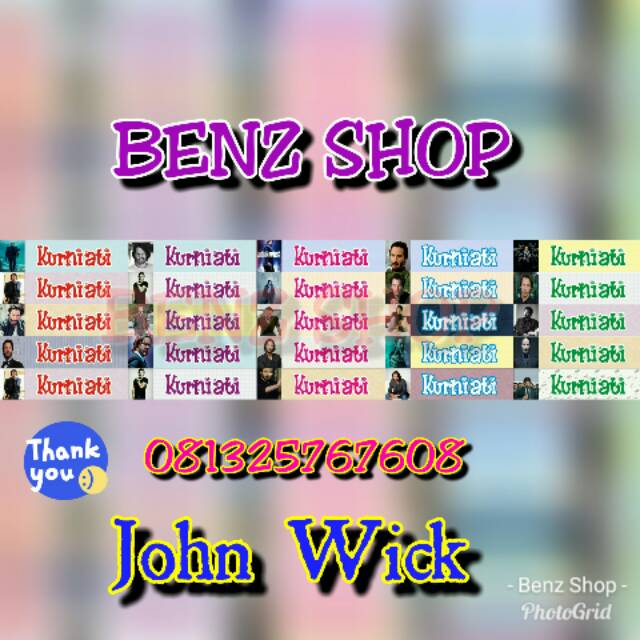 

Label nama anak waterproof /Stiker nama anti air John Wick