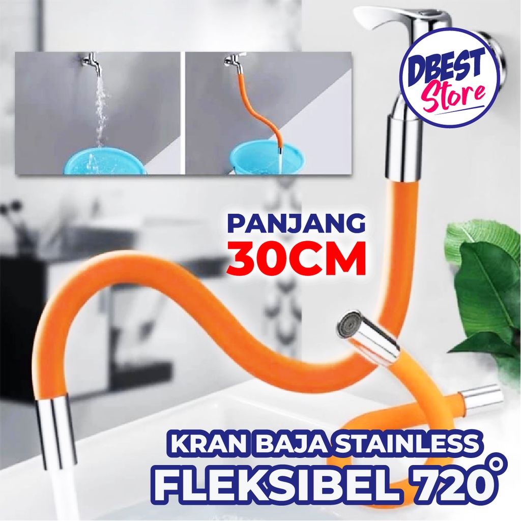 SELANG 360 derajat keran fleksibel kran selang bengkok sambungan kran air fleksibel selang keran fleksibel 30cm