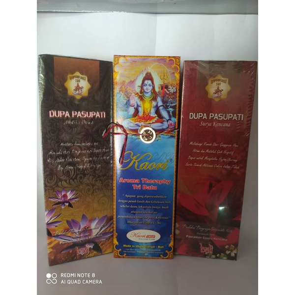 dupa hio  pasupati kaori, saraswati amerta dewa/ surya kencana