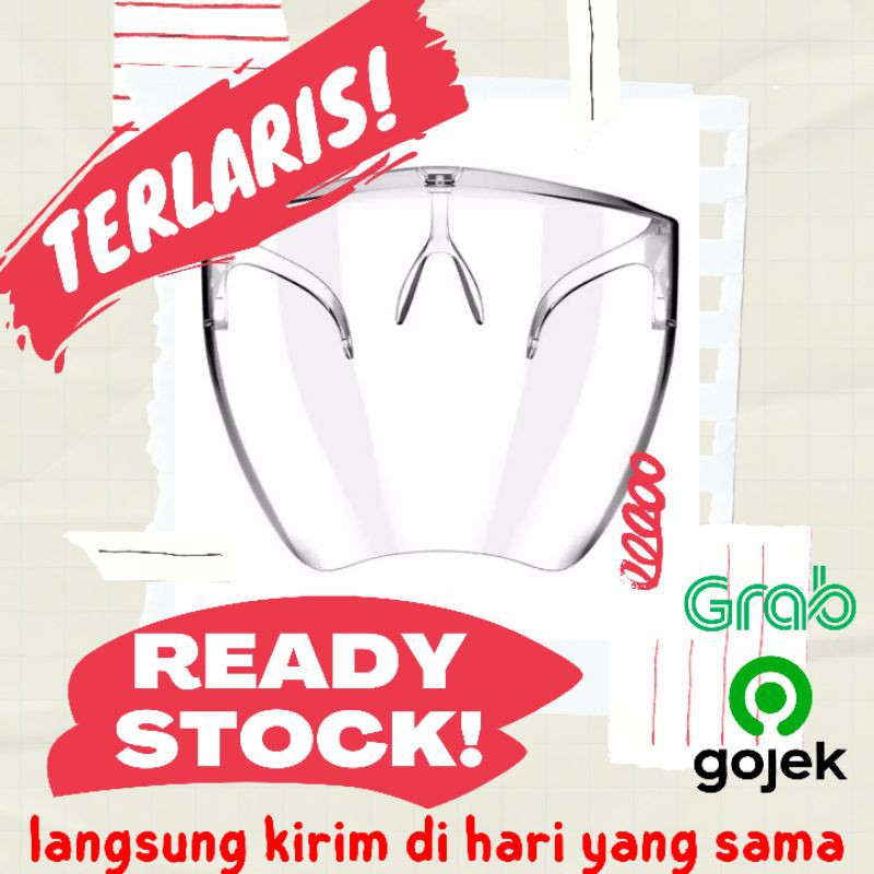 FACE SHIELD KACAMATA AKRILIK FULL FACE