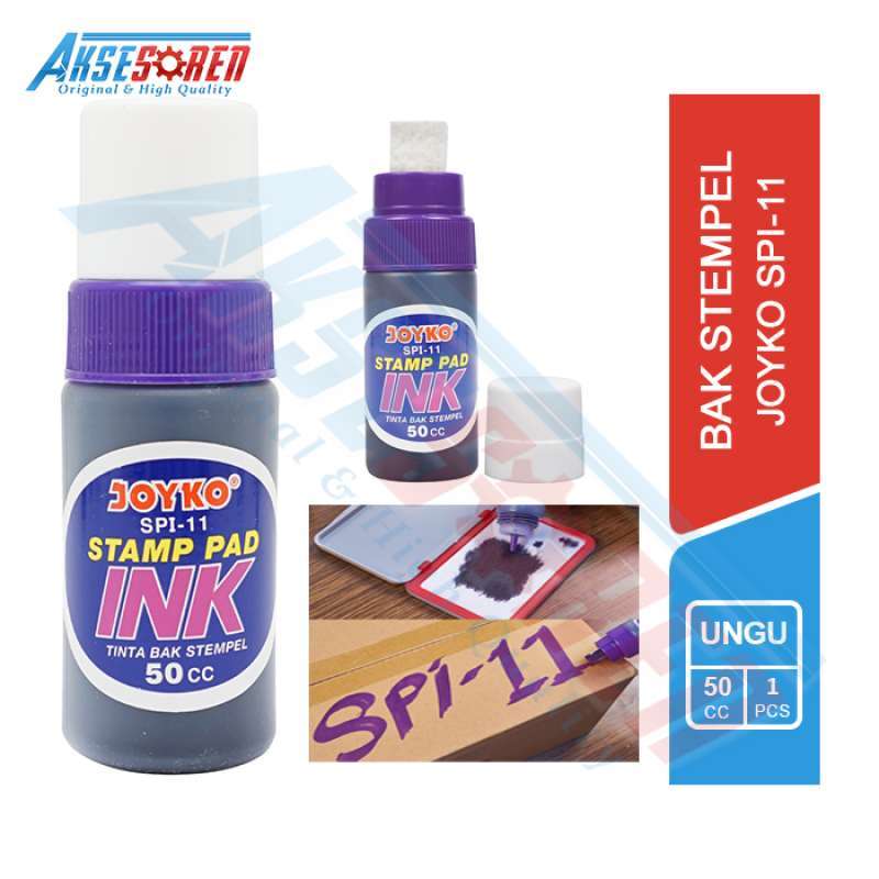 

Tinta Stamp Pad Bak Stempel Joyko [SPI-11/50cc] / Isi Setempel Permanen / Isi Tempat Stempel