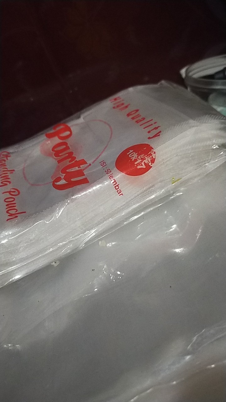 <ecer> Plastik Standing Pouch Uk 10x17 , 12x20 , 14x22 , 16x24 Plastik Pudot Snack Termurah