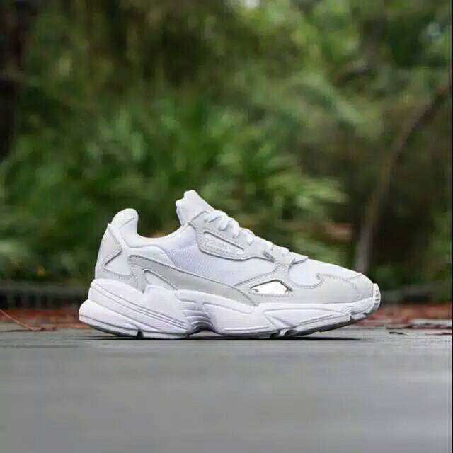 Sepatu Adidas Falcon Triple White 