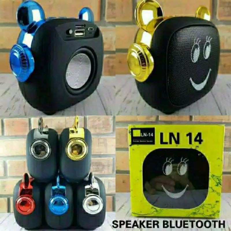 Speaker bluetooth Super bass LN-14 Support Memory Card USB