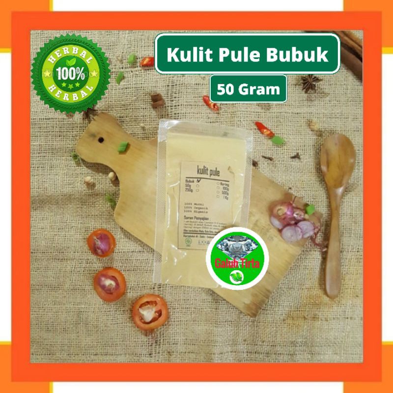 

KULIT PULE BABAKAN PULAI BUBUK 50 GRAM - Alstonia Scholaris - Murni herbal rempah alami