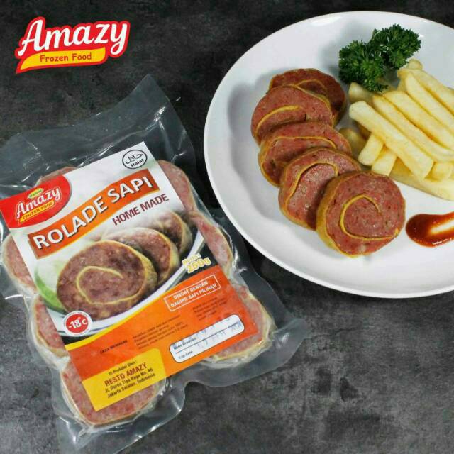 Amazy Rolade Sapi Produsen Frozen Food 250 Gram Shopee Indonesia