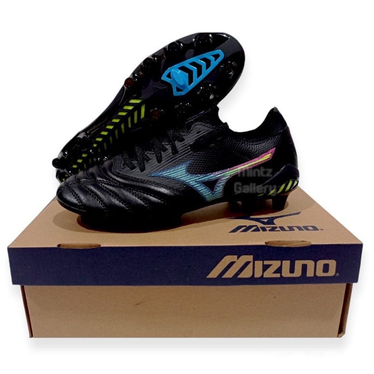 sepatu bola Mizuno Morelia Neo 3 Beta Cyber Black FG