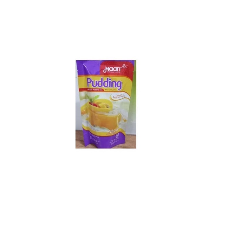 

Instan Puding Mix Haan Pudding Flavour Pouch 145 gr