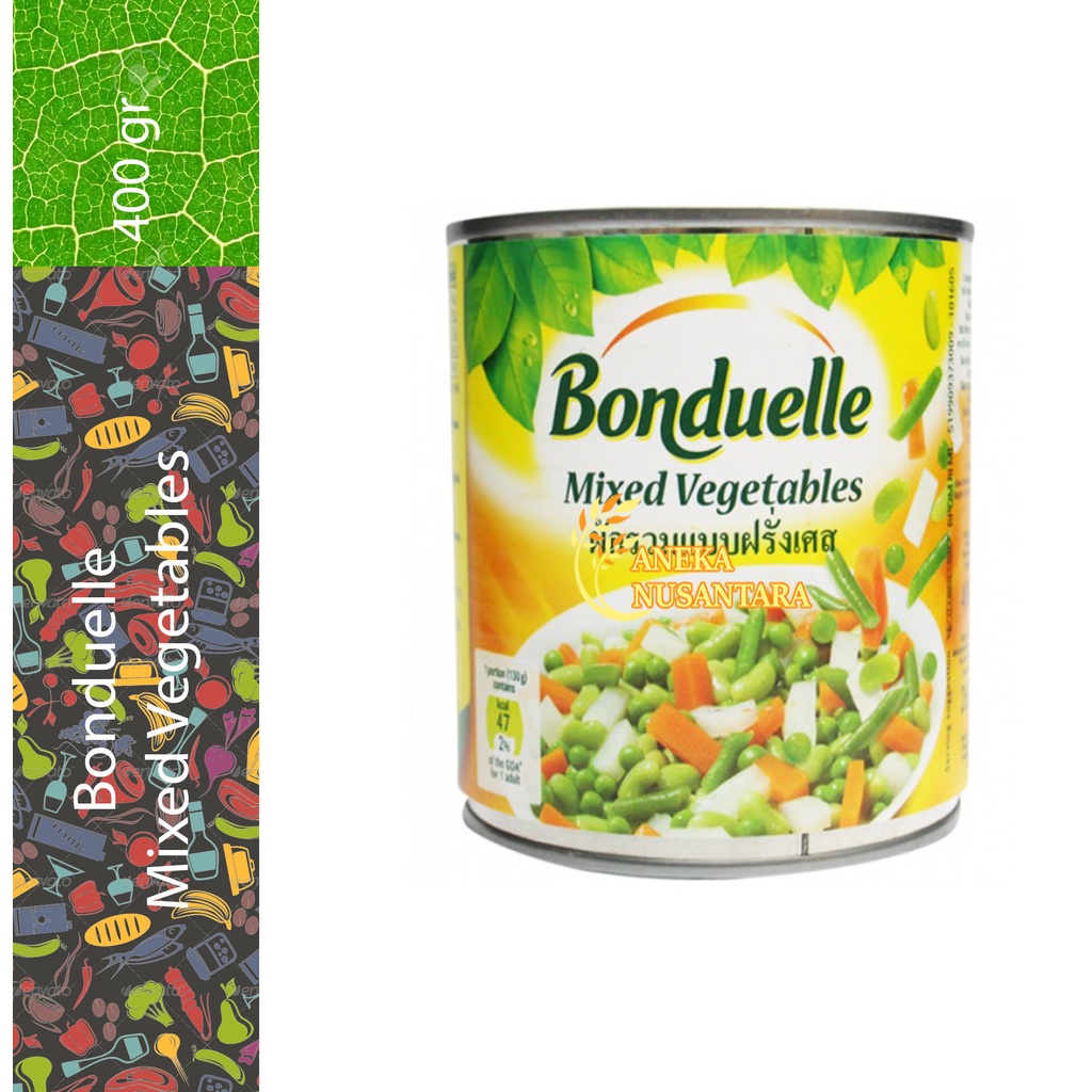 

Bonduelle Mixed Vegetables, Aneka Sayuran Dalam Kaleng 400gr