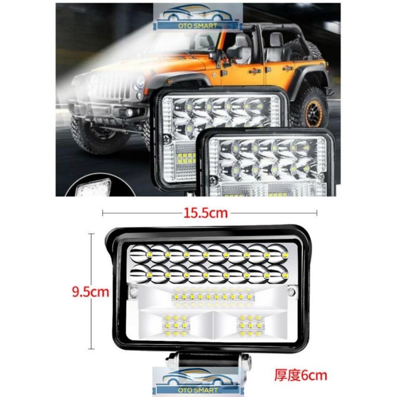 Lampu Tembak Cwl Cree 30 Mata LED 12V&amp;24V Lampu Sorot Foglamp