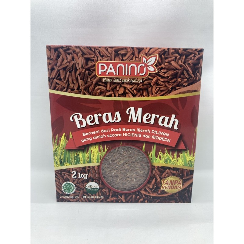 Panino BERAS MERAH ORGANIK 2kg barcode 8997205510071