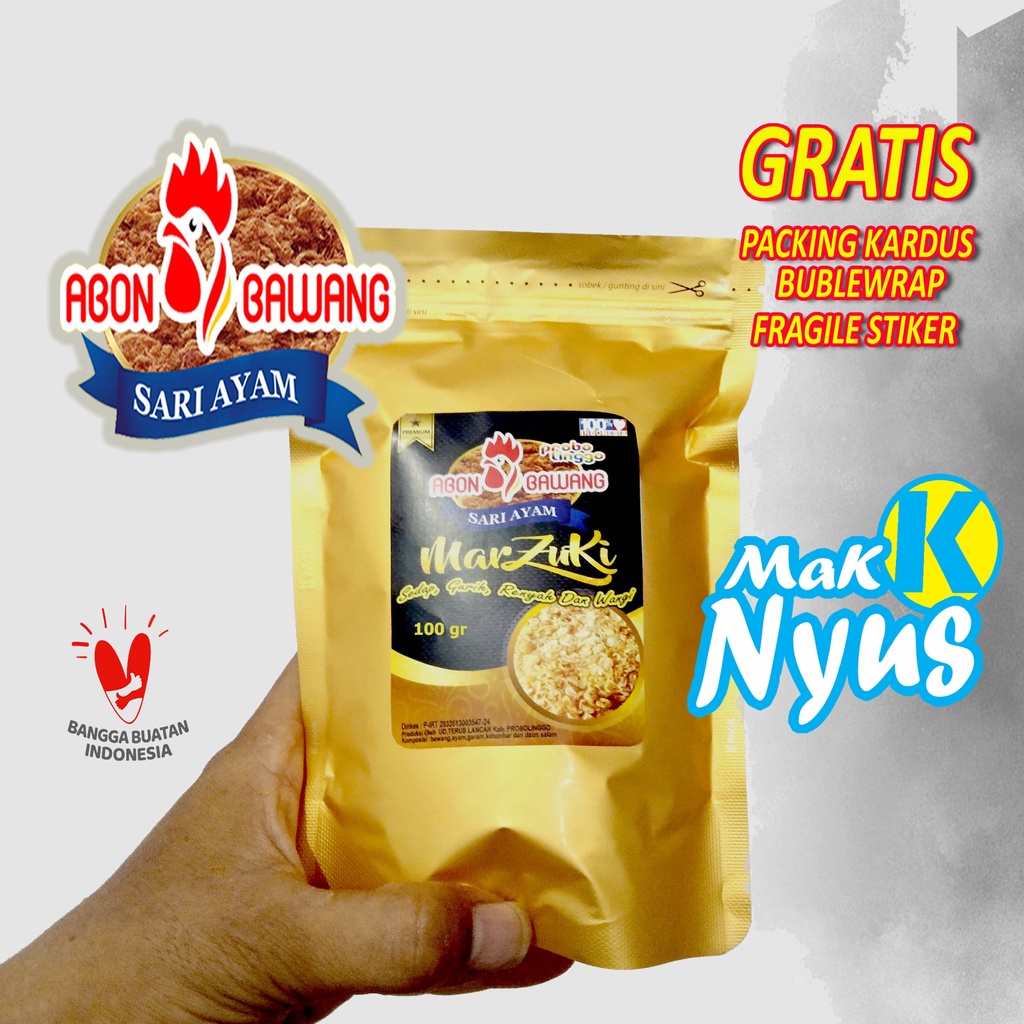 

abon bawang sari ayam 150 gr enak murah