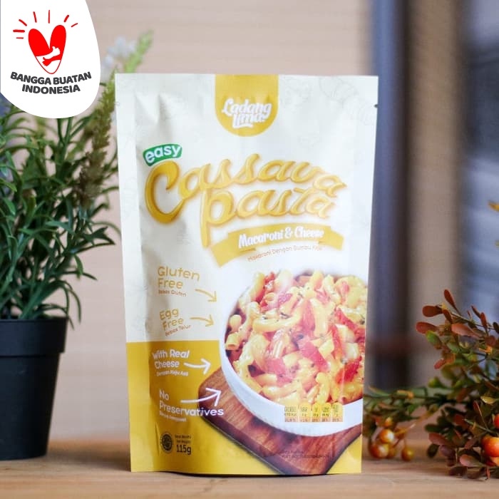 

PASTA-ANEKA- LADANG LIMA CASSAVA PASTA (MAC & CHEESE) - 115 G -ANEKA-PASTA.