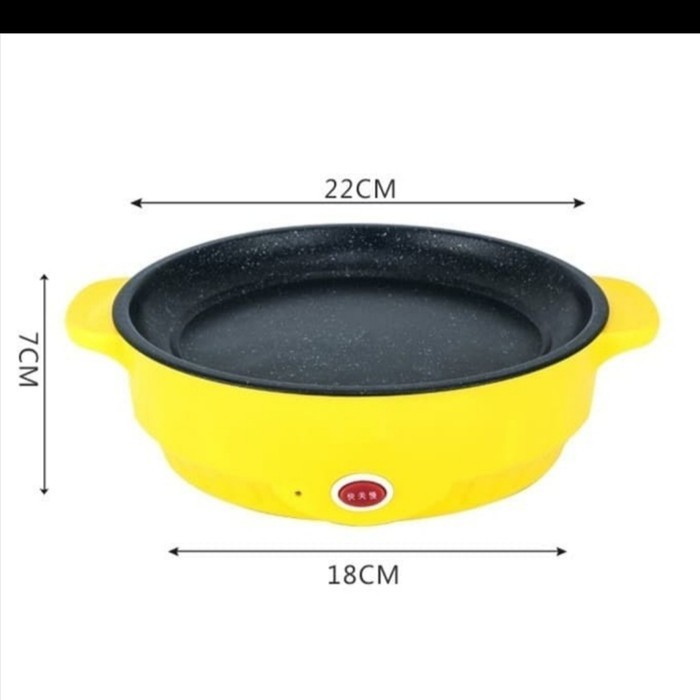 EM Alat Panggang Panci BBQ Electric Grill 22 Cm SIMPLE