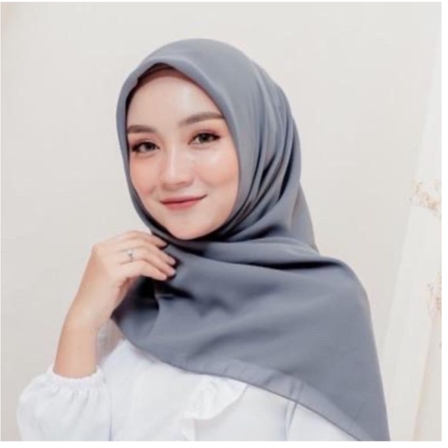 JILBAB SQUARE HIJAB SEGIEMPAT WARNA MOTIF BAHAN SATIN VELVET PREMIUM TERMURAH SQUARE BISA COD