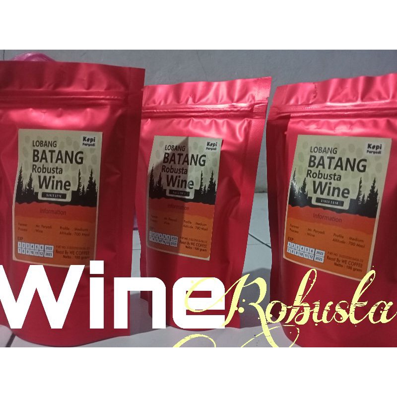 

Kopi Wine Robusta 100gr 22.500