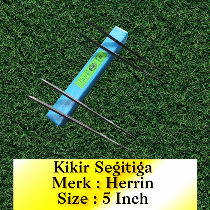 Kikir Segitiga Slim Taper Files Herrin 5 Inch