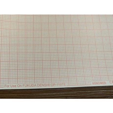 Kertas ekg / 63 x 30m / fukuda / 63mm x 30m / kertas ekg fukuda roll / kertas ekg fukuda / fukuda ro