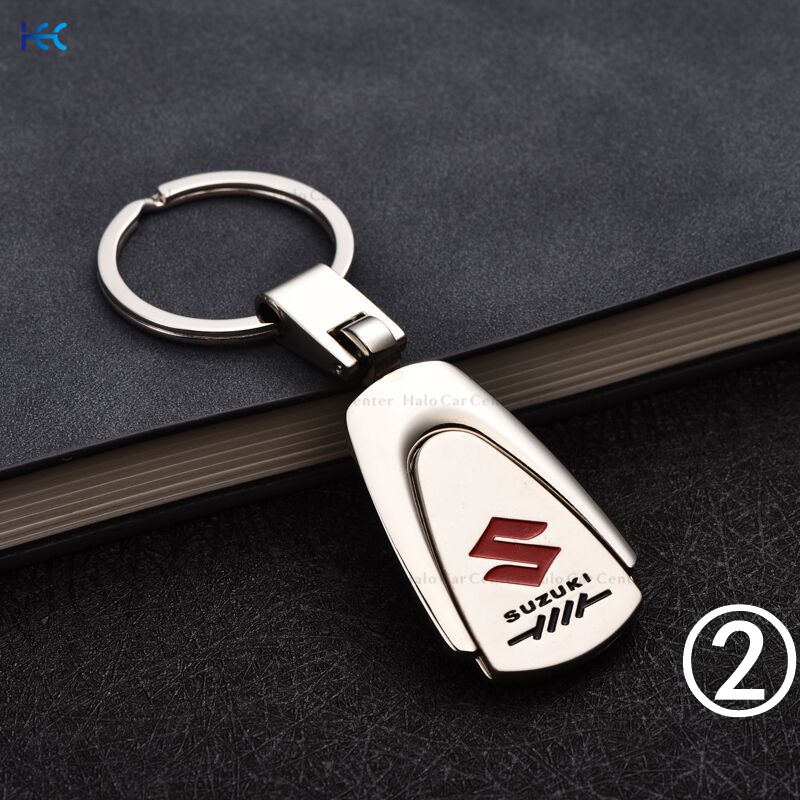 【Ready Stock】Alloy Metal Logo Motorcycle Keychain Car keychain SET for Suzuki