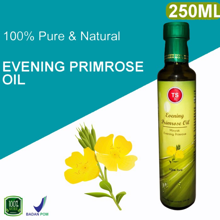 

Evening Primrose Oil Minyak Evening Primrose 100% Murni & Alami Sudah BPOM Halal