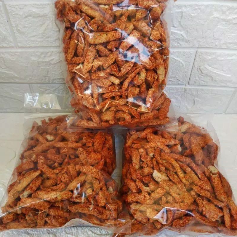 

Basreng Pedas 250 Gram Basreng Pedas Kiloan Basreng Pedas Daun Jeruk Balado Keripik Basreng