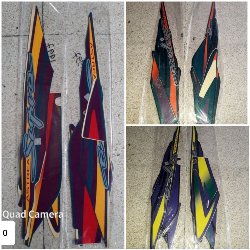 striping sticker honda supra lama 1997 1998