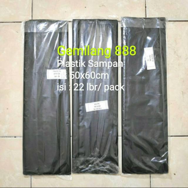 HD sampah KHUSUS GOSEND dan GRAB - Plastik sampah - Trash Bag - Trashbag - kantong sampah