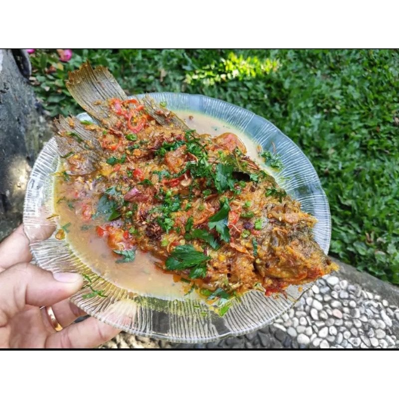 

Mujair / ikan mas Bumbu Bali