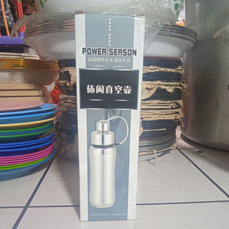 VACUUM STEEL STAINLESS/POWER SEASON //XIU XIAN HU Botol minum