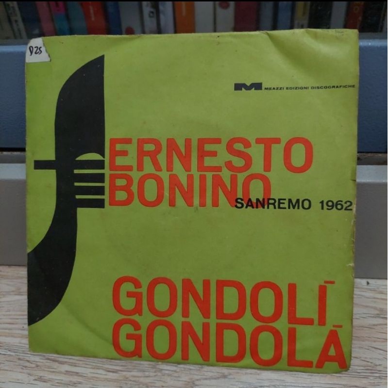 Kaset Vinyl Piringan Hitam 7&quot; Ernesto Bonino _ Gondoli Gondola dll