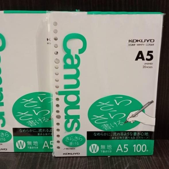 

Binder | Kokuyo Loose Leaf Ukuran A5 /Polos / Original Kualitas Terbaik