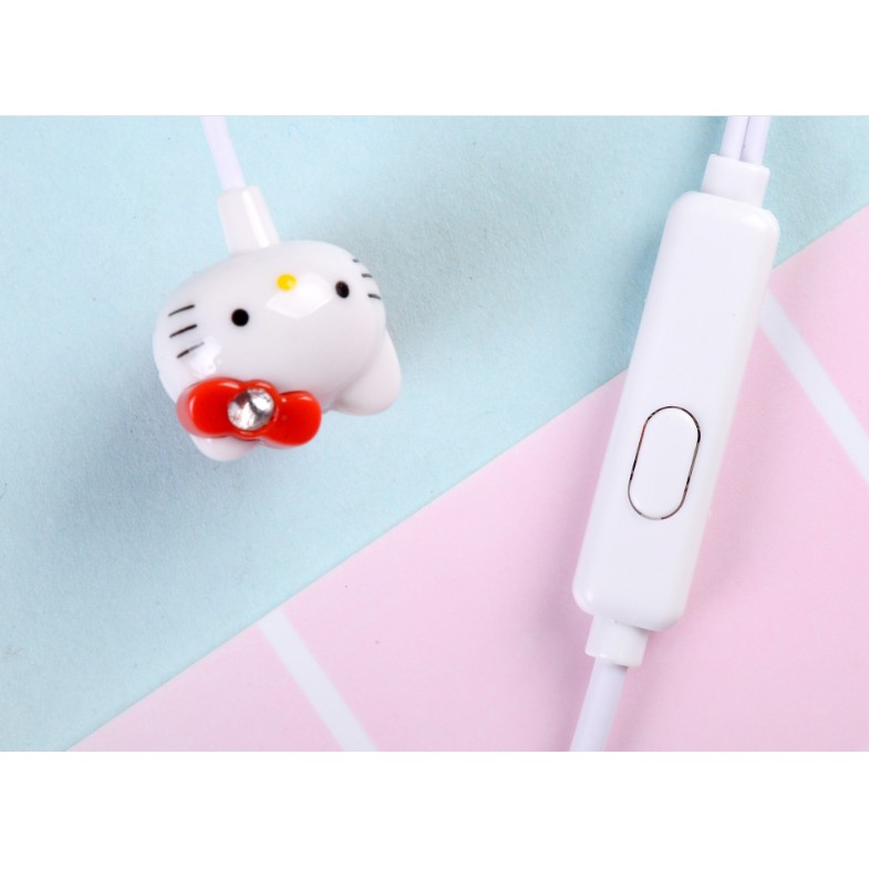 [E-177] Headset Earphone Bentuk KOPER HELLO KITTY/ Wadah Earphone Lucu KOPER TAS MINI HELLO KITTY