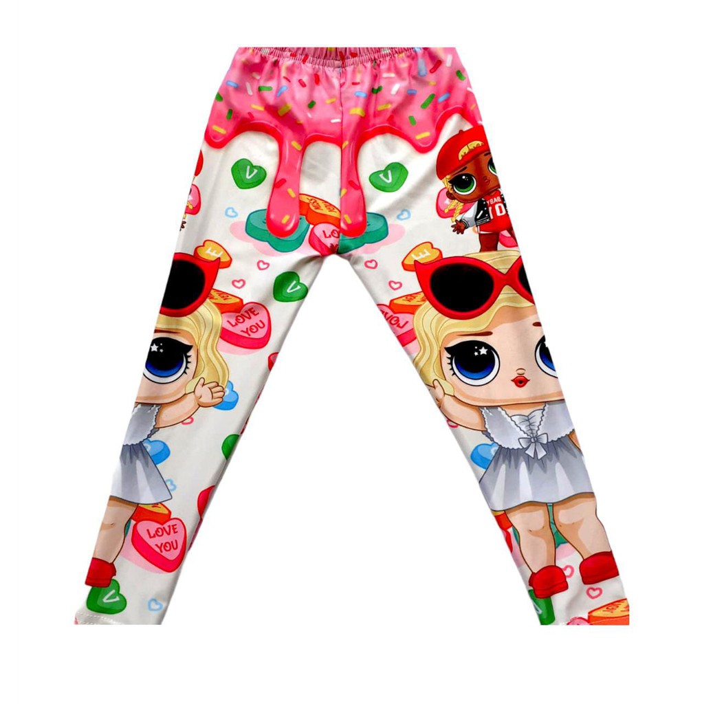 LEGGING ANAK MOTIF LOL || LEGGING ANAK PEREMPUAN 1TH-5TH || CELANA LEGGING TERMURAH