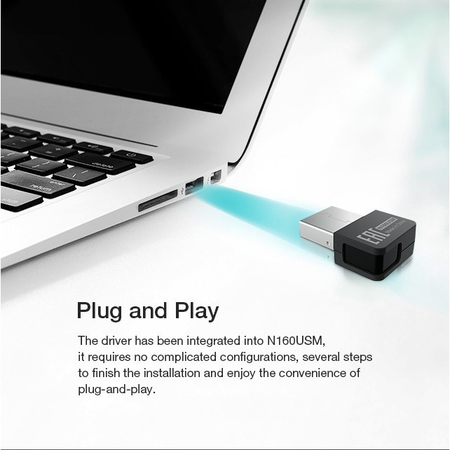 TOTOLINK N160USM USB WIFI 150Mbps Wireless Adapter Plug and Play