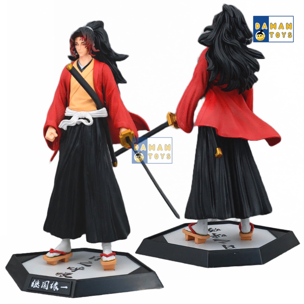 Pajangan Figure Kokushibou Juuni Kitsuki Yoriichi Gyudataro Daki Action Figure Kimetsu No Yaiba Koleksi