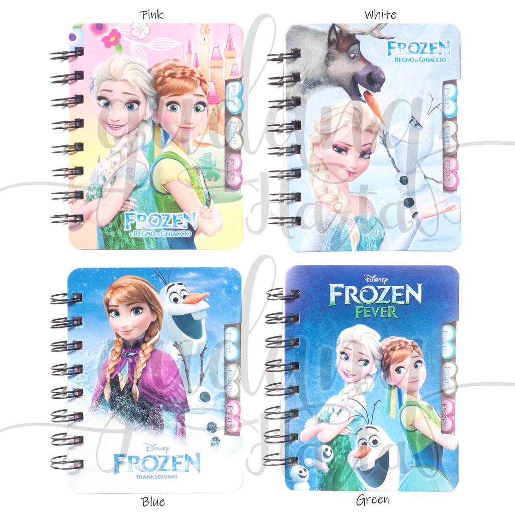

Notebook Mini Frozen Elsa Ana Olaf Memo Unik Notepad Buku Tulis Lucu GC 308082