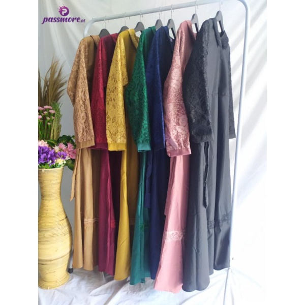 TERLARIS. GAMIS BRUKAT KONDANGAN ZHAFIRA BY PASSMORE.ID