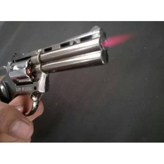 Stok B4RUடி Korek Pistol Revolver Magnum 357 Besar, Korek Gas Unik Murah .,.,