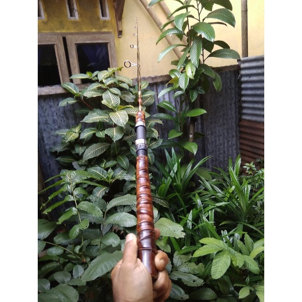 Joran pancing bambu cendani carbbon sutet