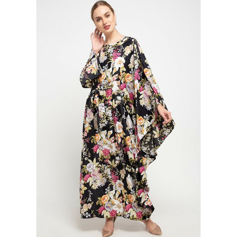 Covering Story - Long Dress | Gamis Muslim Modern | Baju Gamis Wanita | Alvy Dress /gamis kimono / k