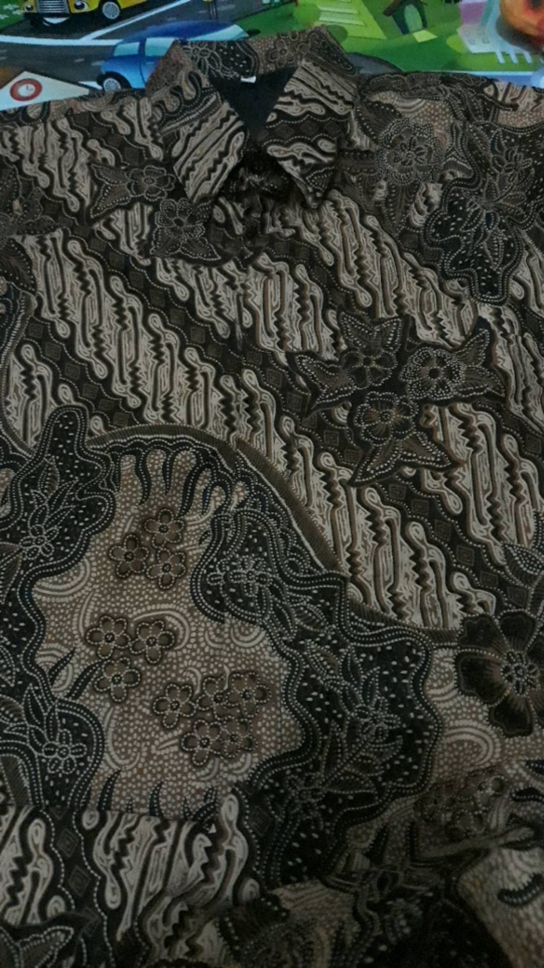 Indralaya Pendek Kemeja Batik Pria Full Furing Bahan Katun Sragenan