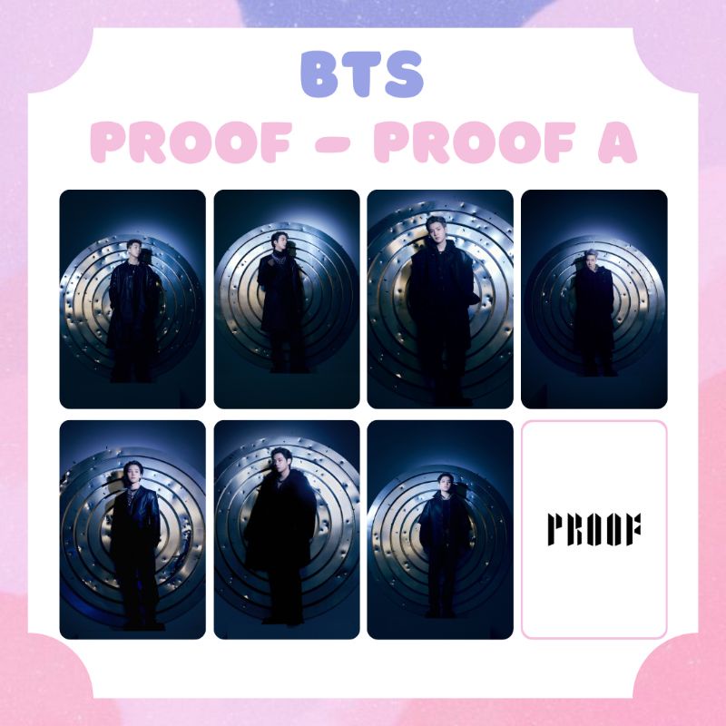 [BTS] PHOTOCARD BTS PROOF VER. NAMJOON JIN SUGA JHOPE JIMIN TAEHYUNG JIMIN ‼️ BACA DESKRIPSI ‼️