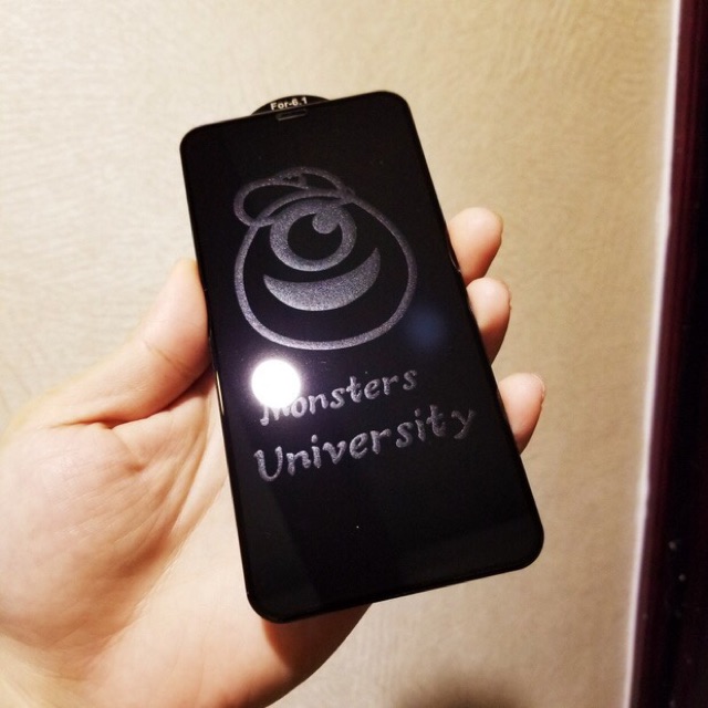 [ vhieshop ] Tempered glass ip 6d Anti Gores Ip Xmax IP 11PRO MOTIF MONSTER