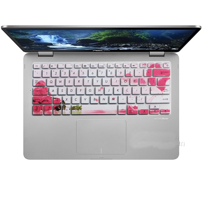 Cover Pelindung Keyboard Laptop Bahan Silikon Ultra Tipis Untuk Asus Vivobook Flip 14 Tp410Ua