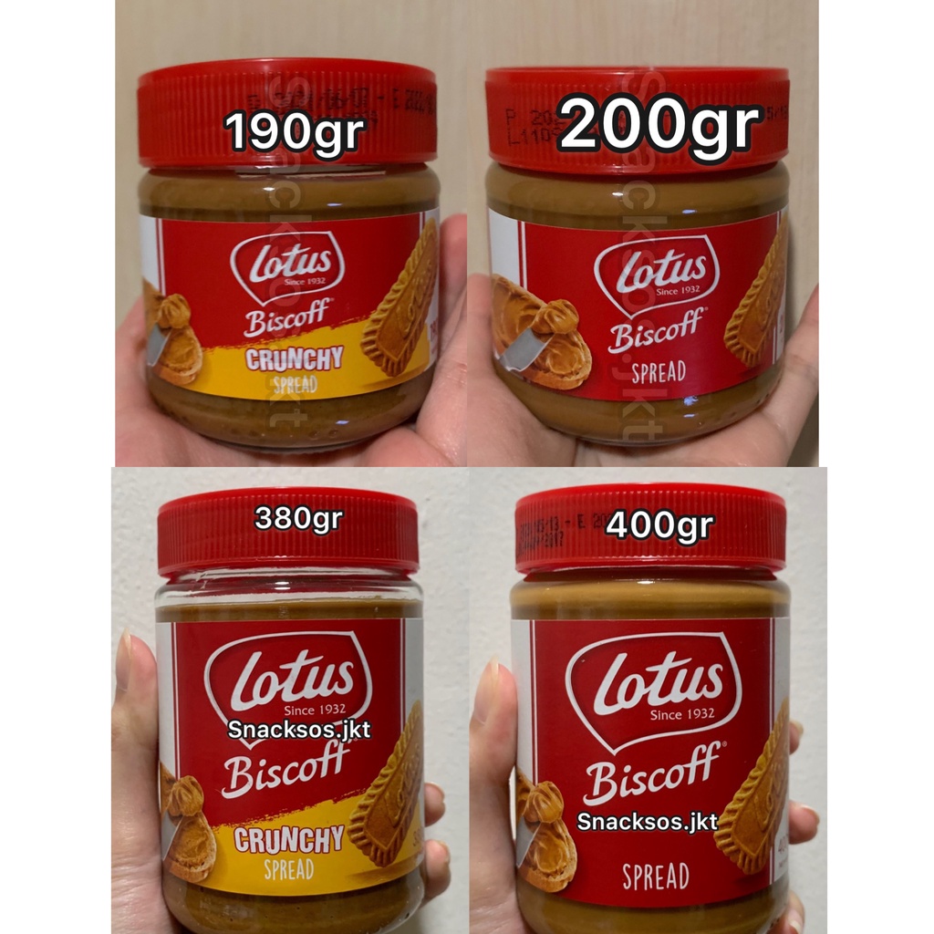 

Lotus Biscoff Crunchy Biscuit / Smooth Spread Belgia Butter Caramel import