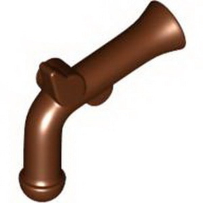 LEGO PART 2565 - 4536847 - REDDISH BROWN - MINI FLINTLOCK PISTOL