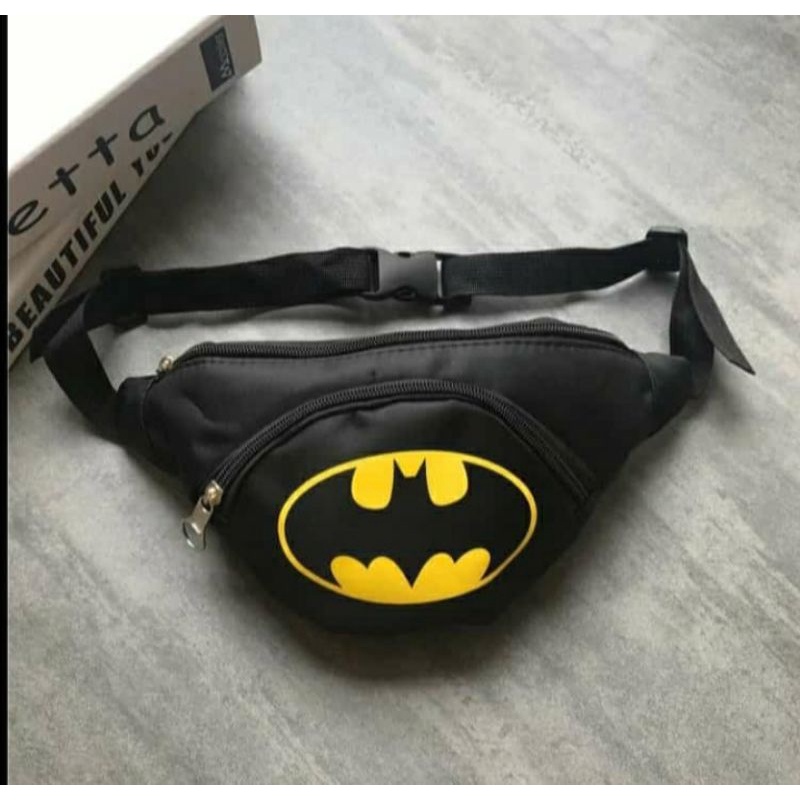 Tas SLempang C.america Avengers waistbag anak laki-laki karakter