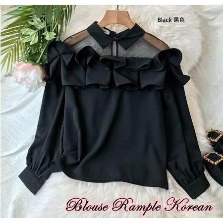 NunuLisaTan -  Atasan wanita Blouse Korea model terbaru baju cantik blouse