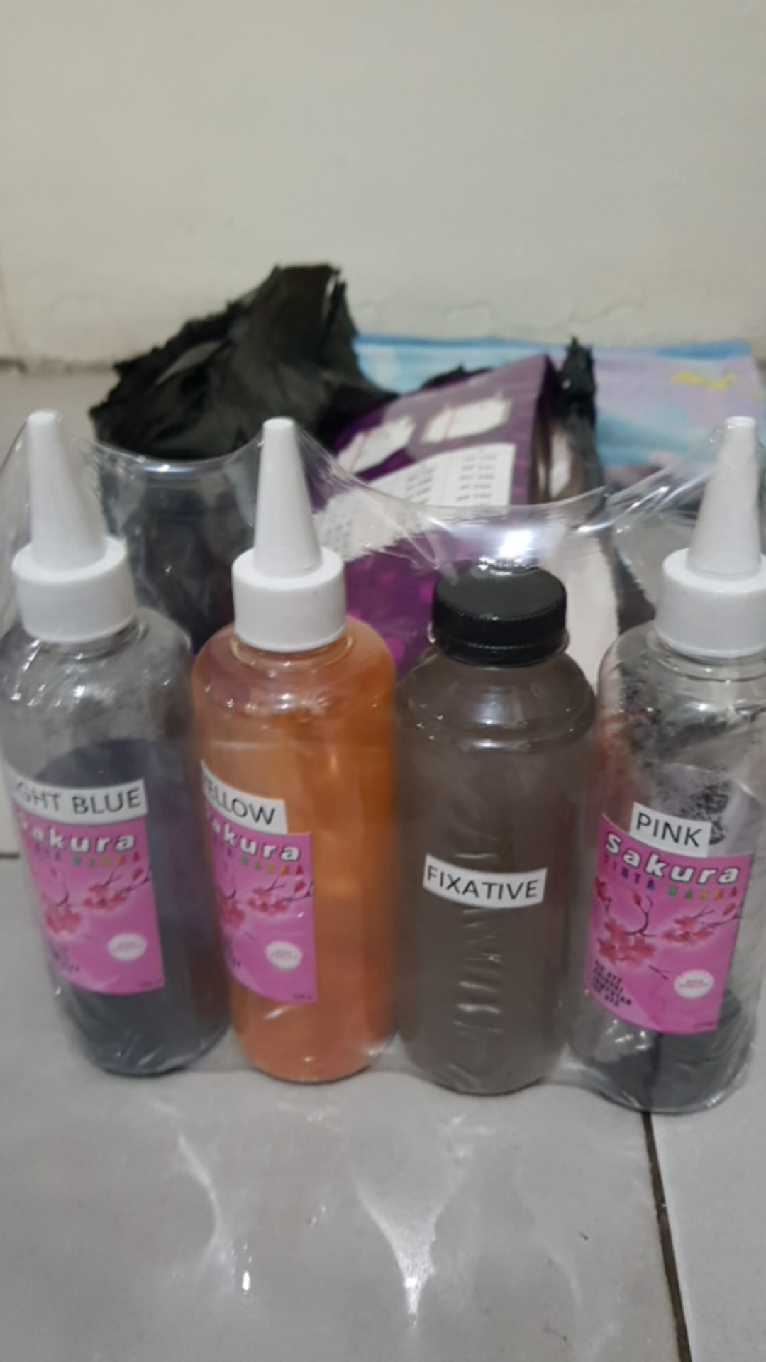 Tinta Tie Dye / Pewarna Pakaian / Tinta Tie Die / Tinta Pewarna Pakaian / Warna Pastel
