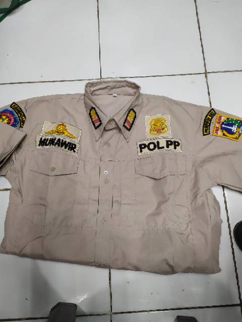 BAJU PDH SATPOL PP KREM